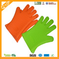 Promotional Top Quality FDA Standard Heat Resistant Food Grade Silicone Kitchen Cooking Gloves